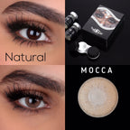 Nada Fedal lenses - Mocha lens with solution 